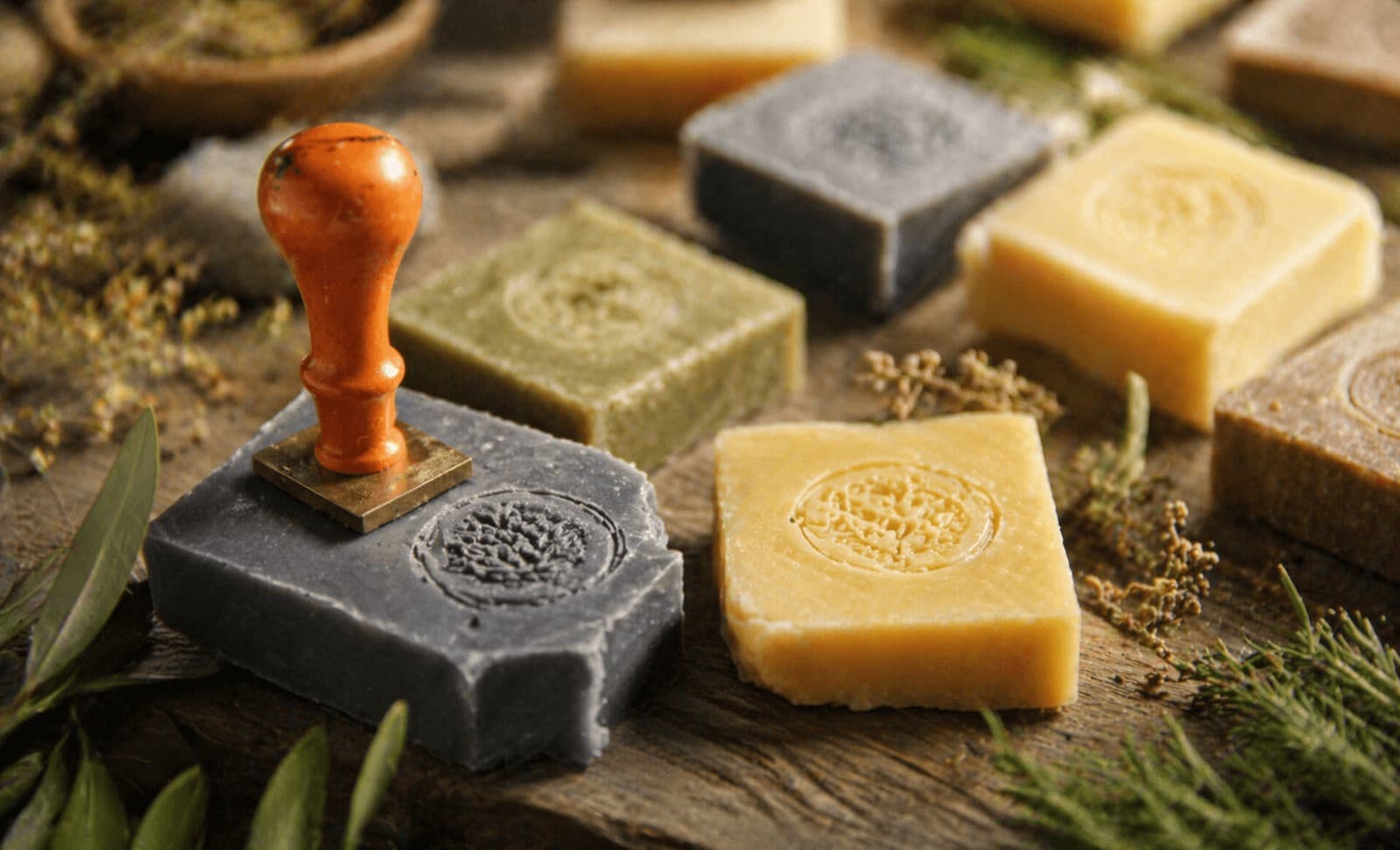 Butik mağazada sergilenen ElysioNatural toptan sabun ürünleri